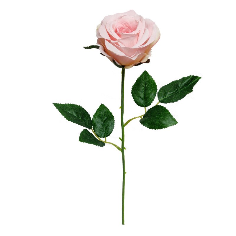 Kunstbloemen Kunstbloemen Rose Kunstmatige Bloemen Boeket Voor Decoratie 7 Kleuren: Light Pink