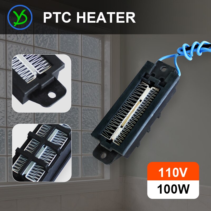 Ptc Keramisch Luchtverwarming 100W 110V Geleidende Soort Verwarmingselement Heater