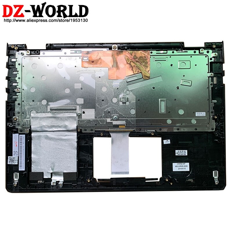 ¡Novedad! Cubierta superior con reposamanos con teclado para Lenovo Ideapad Yoga 500-14IBD ISK IHW Flex 3-1470, funda para ordenador portátil C, 5CB0J34008