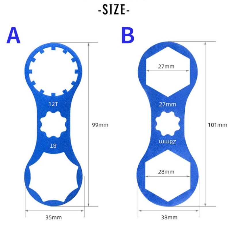 Aluminium Fahrrad Gabel Reparatur Werkzeug für SR Suntour XCR/XCT/XCM/RST MTB Fahrrad Gabel Deckel Schlüssel Demontage Werkzeug Fahrrad Werkzeug