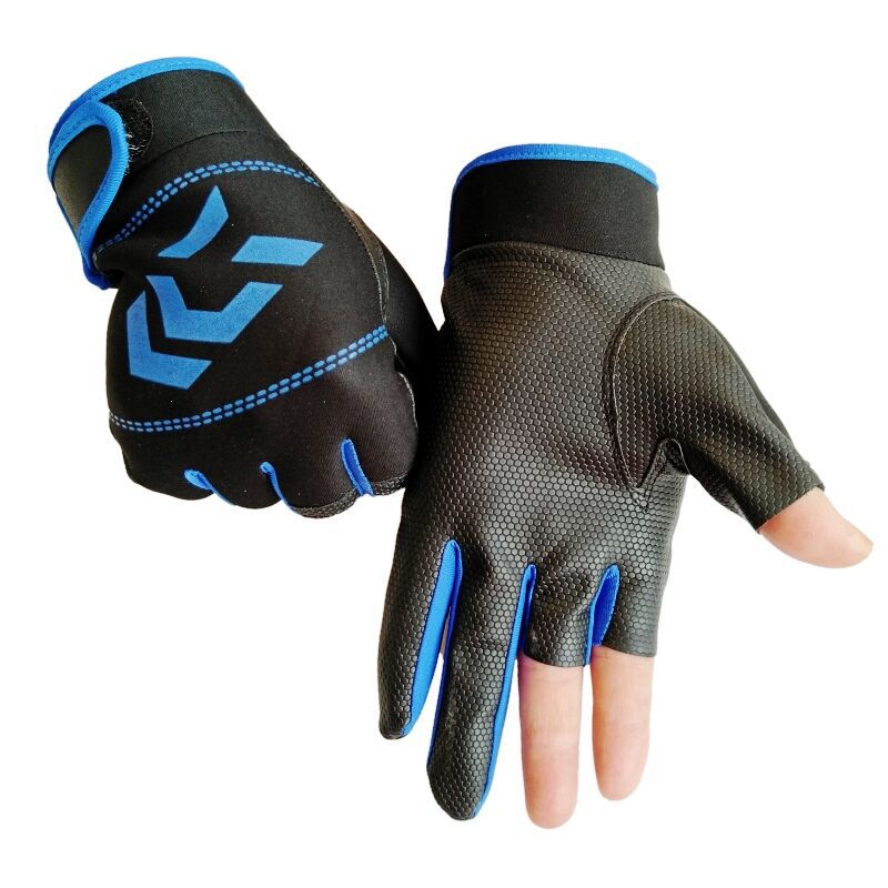 1 Paar Vissen Handschoenen Skidproof 3 Vingerloze Antislip Vissen Handschoenen Outdoor Sport Handschoenen Voor Mannen Vrouwen