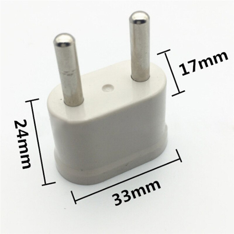 1 stk rejse power schuko plug adapter oplader konverter til os usa til eu euro europa usa konverter