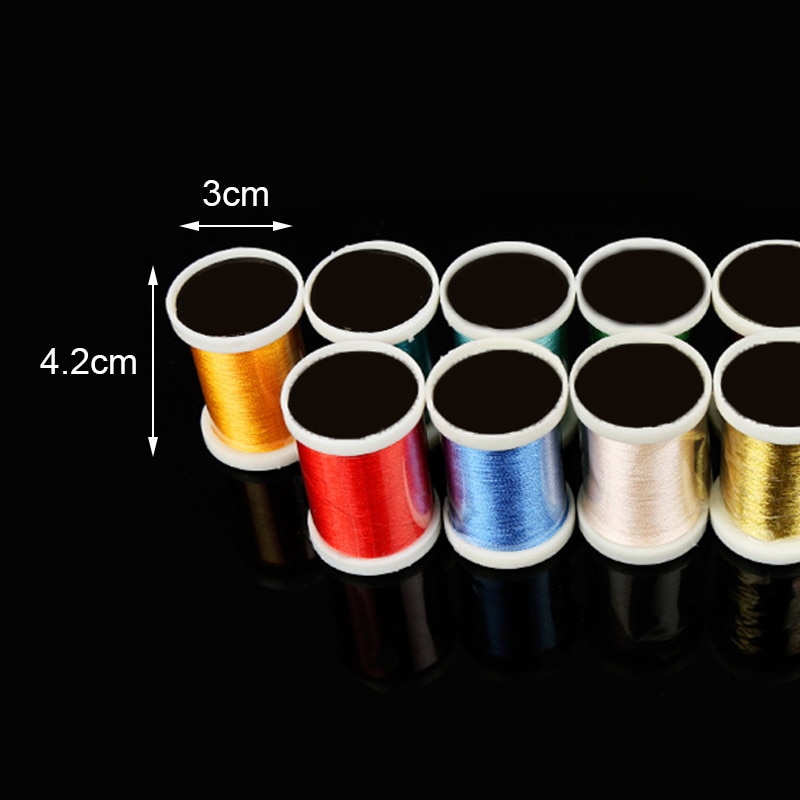 40 Colors/Box Reels Embroidery Machine Sewing Thread Knitting Yarn Spools Craft Embroidery Thread Floss Kit DIY Sewing Tools