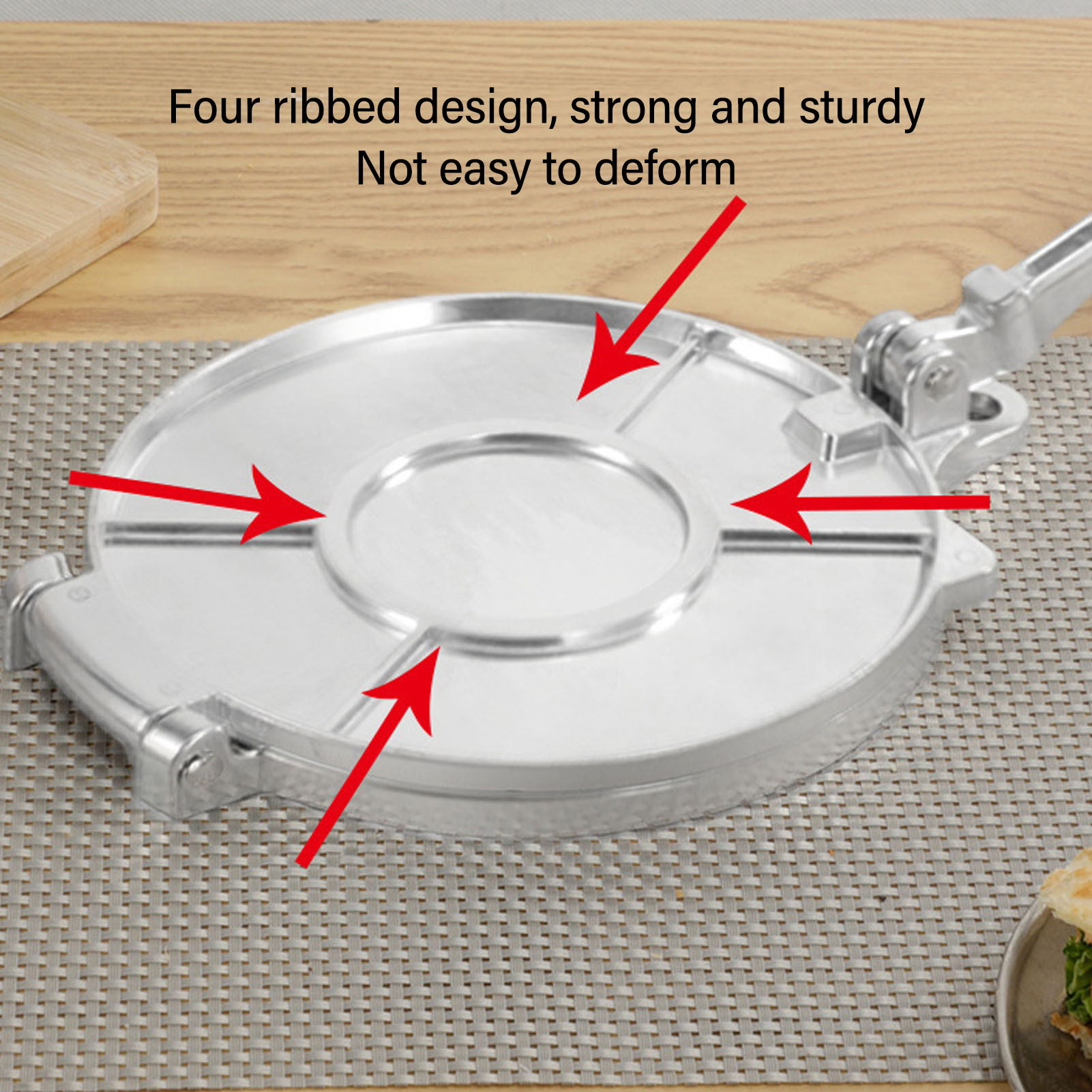 16/20 Cm Diy Tortilla Druk Maker Aluminium Handleiding Maïs Tortilla Deeg Drukken Tool Keuken Bakvormen koken Accessoires