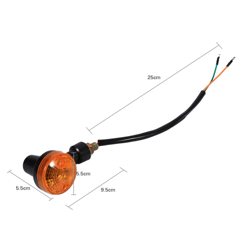 4pcs 12V Universele Motorcycle Knipperlichten Blinker Bulb Amber Knipperlicht ABS Motorfiets Accessoires