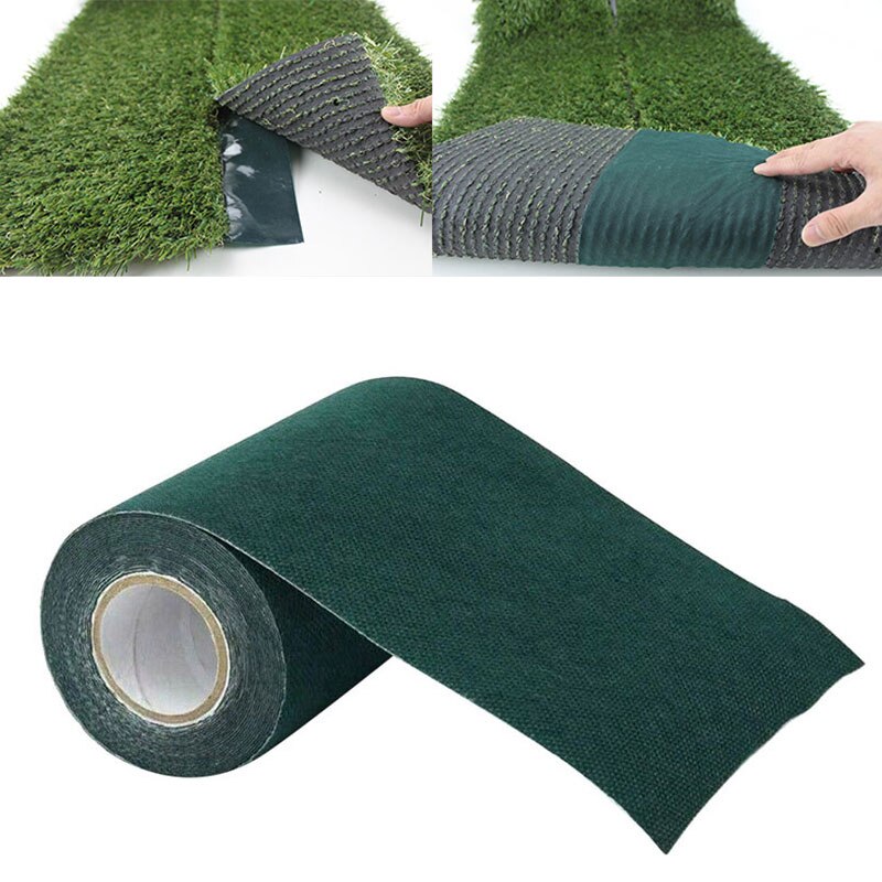 Garden Self Adhesive Joining Green Double-Sided Tape Self-Adhesive Lawn Grass DIY Artificial Turf Seaming Decoration