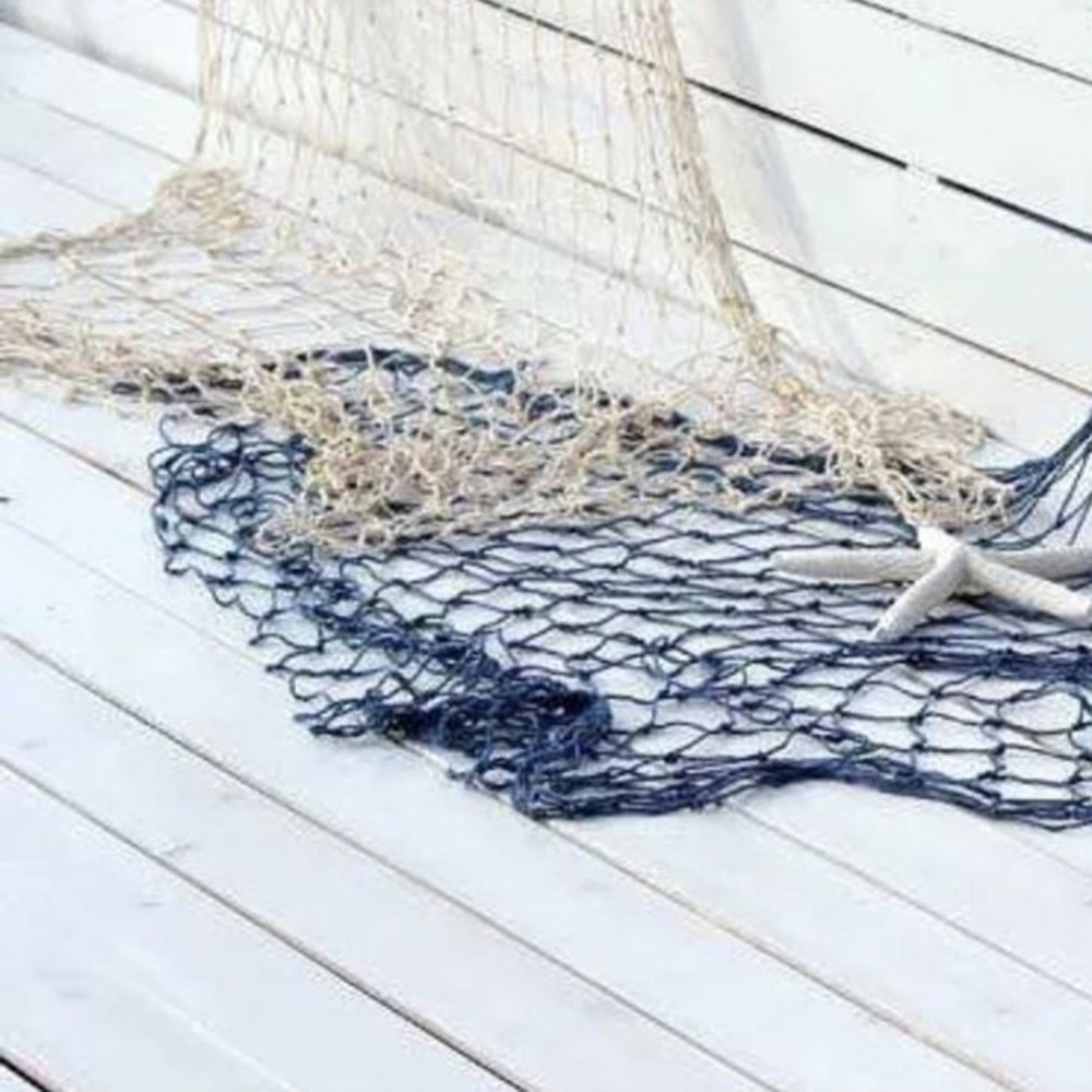 Visnet Wandkleden Decor Met Schelpen Rustieke Nautische Stijl Wandkleden Ornamenten Decoratieve Voor Thuis Bar