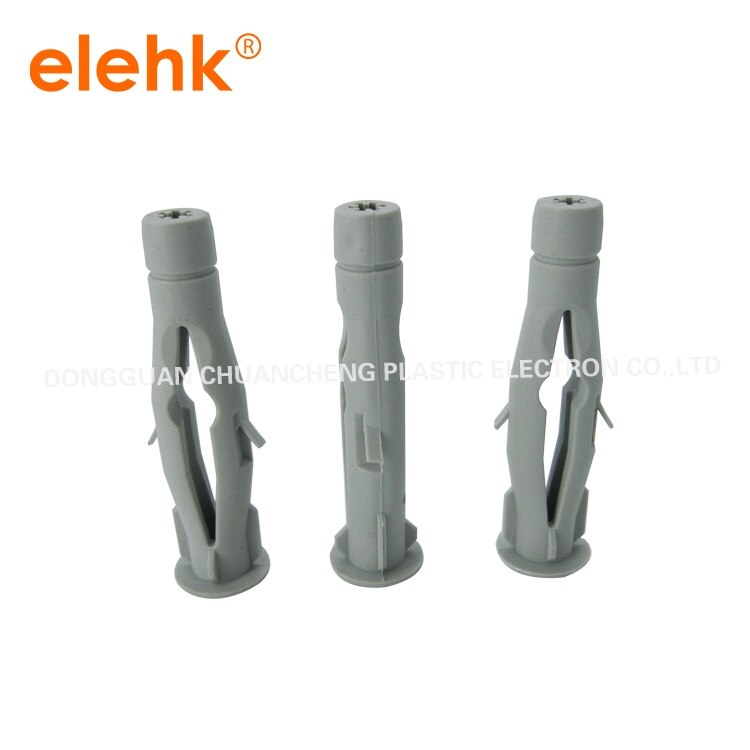 10mm/8mm/6mm st ihåliga väggpluggar i plast