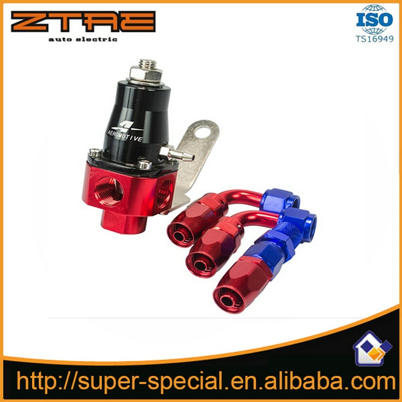 Universal rubber hose Fuel Pressure Regulator Fit for Universal Bypass 3-65 psi Fuel System 13301