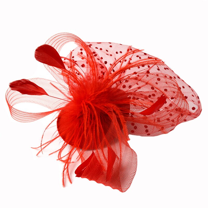 Gorro tocado para novia ropa de cabeza nueva dulce mujer Departamento sombrero invierno adulto señora sombreros B-7791: Rojo