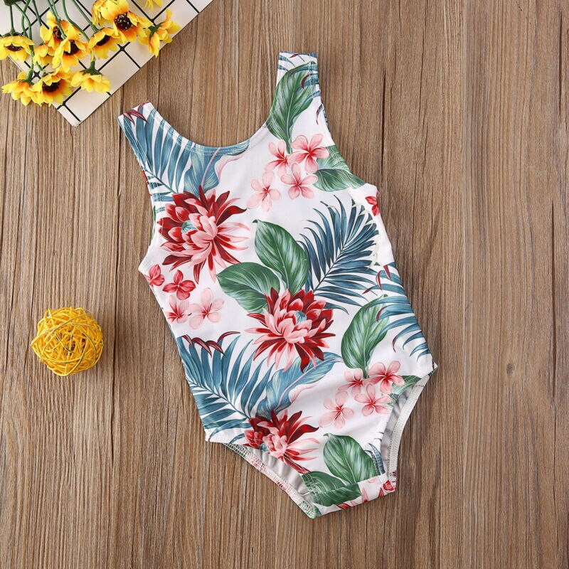 0-3Years Baby Mädchen Sommer Bademode Badeanzug Badeanzug Bikini Bademode