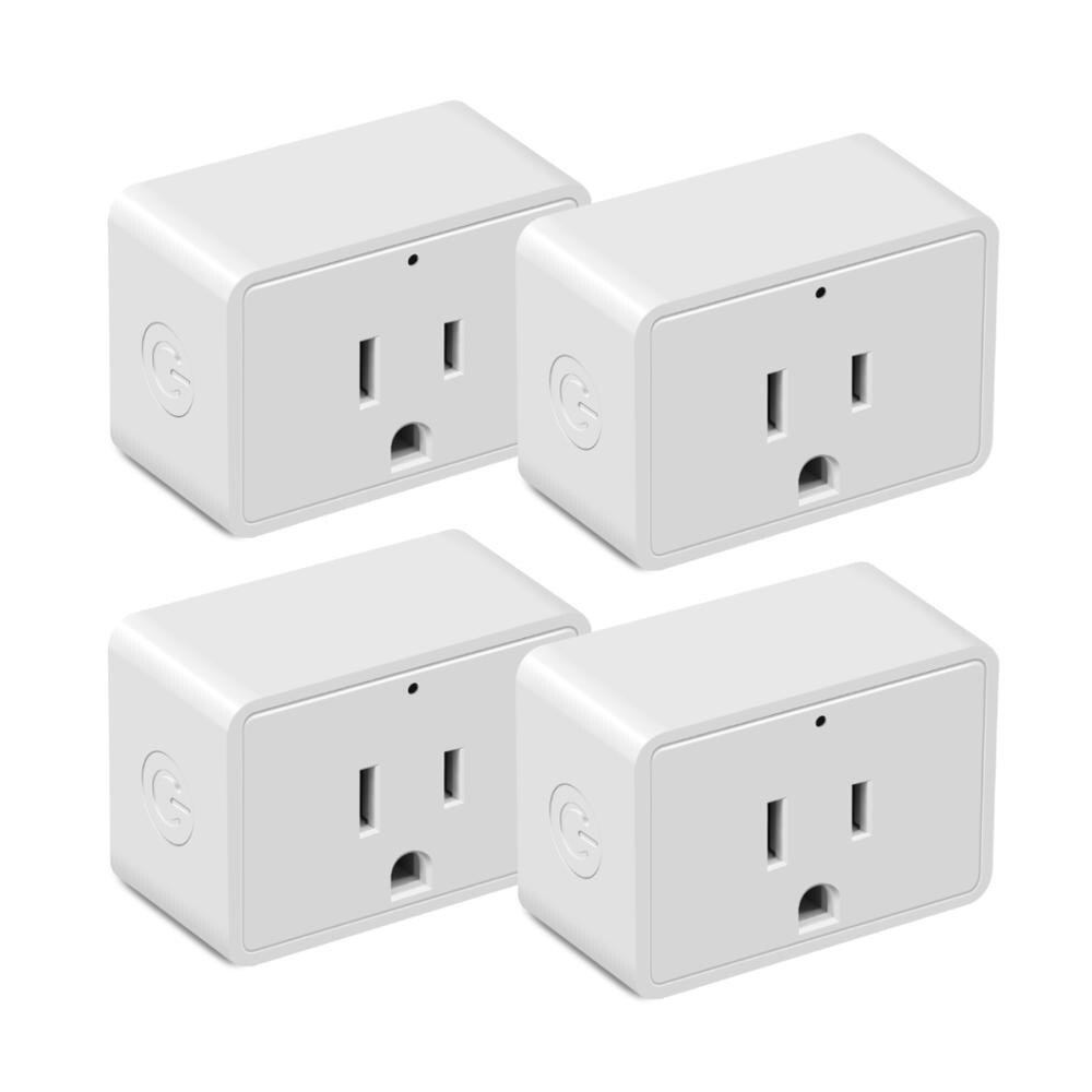 16A Smart Socket Outlet Us Plug WIFI Apple Homekit Wireless Siri 90-250V 220V110V IOS Timer Socket Power Monitor Voice Control: 4PCS