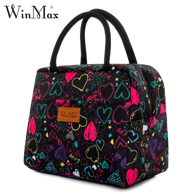 Winmax 1-2 Person Insulation Thermal Lunch Bag Large Waterproof Office Food Fruit Organizer School Lunch Box Family Cooler Bag: 4