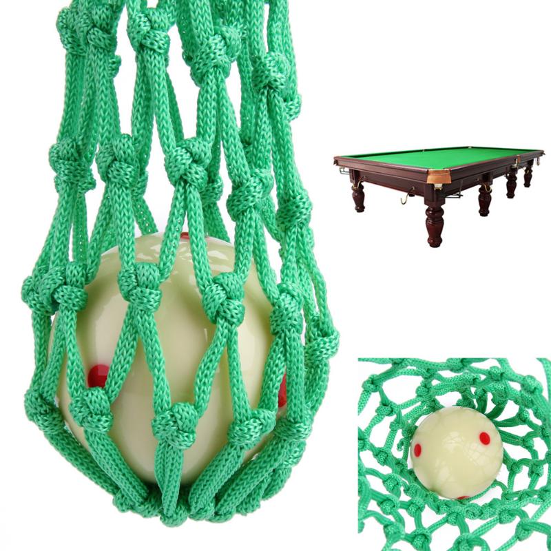 stk / parti grøn billardlomme pool bord nylon mesh netposer klub kit snooker tilbehør Grandado