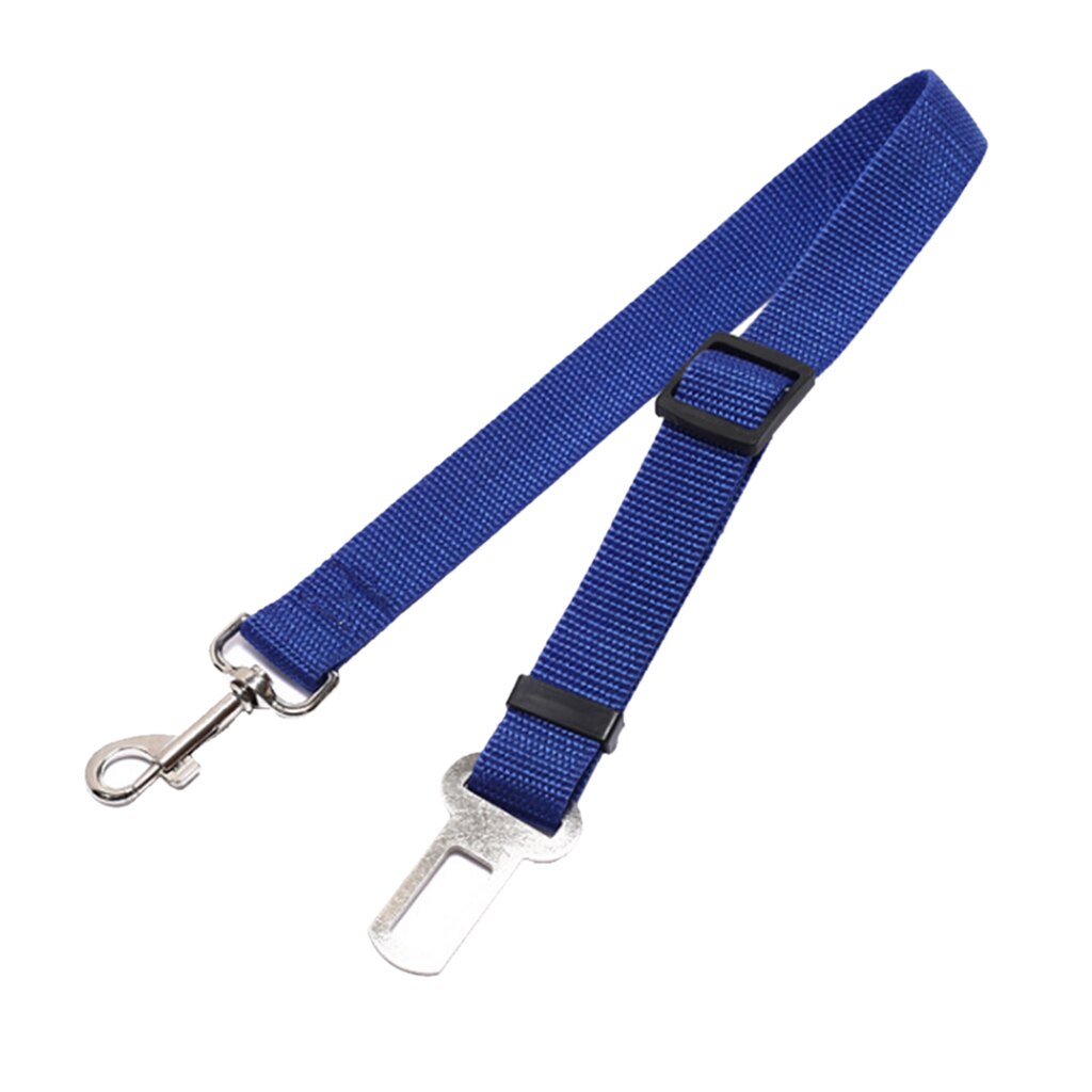 Huisdier Autogordel Veiligheid Gordel Harness Leash Lead Verstelbare Nylon Veiligheidsgordels: Blue