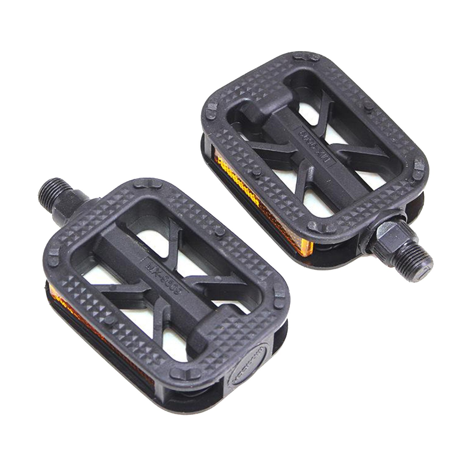 Pedales ultraligeros para bicicleta de montaña, con plataforma plana, 9/16 pulgadas, 1/2 pulgadas, rodamiento DU sellado