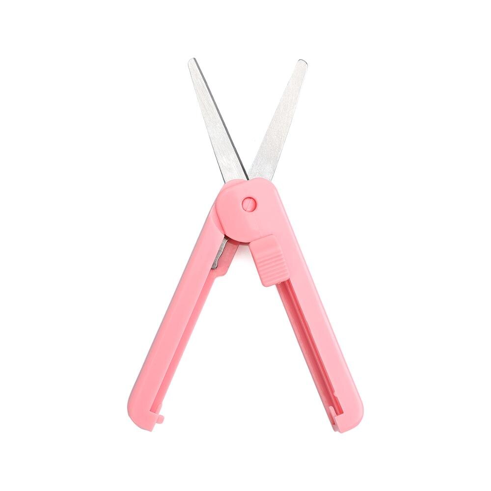 Crafting Portable Scissors Paper-cutting Folding Safety Scissors Mini Stationery Scissors Office And School Hand Cut Supplies