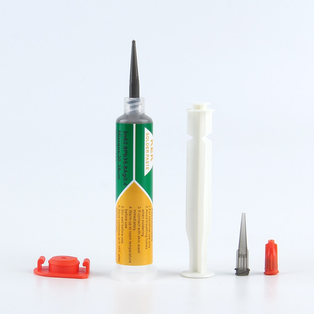 Solder paste melting point 181 ℃ SMD welding SMT patch maintenance mobile components solder paste needle tube Sn628 36.8 0.4: Default Title