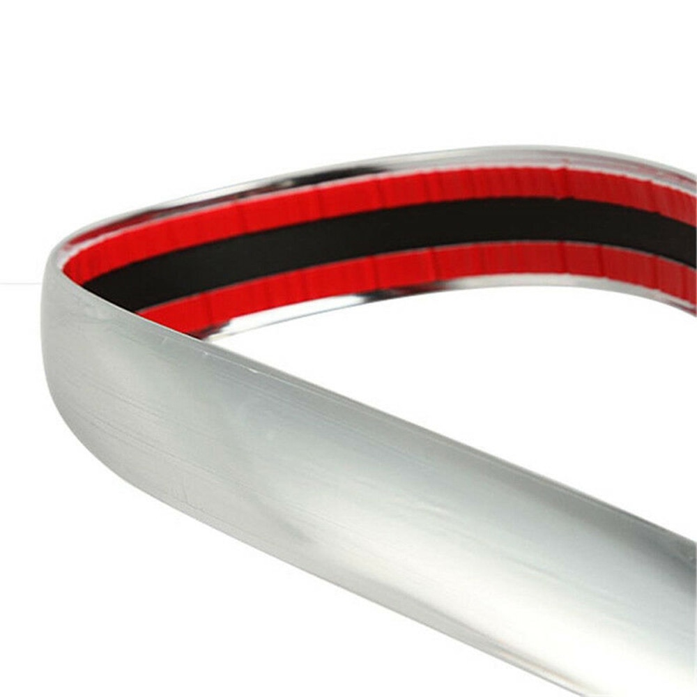 Guard Molding Strip 15M Chrome-plated Protector Door Edge Trim Interior