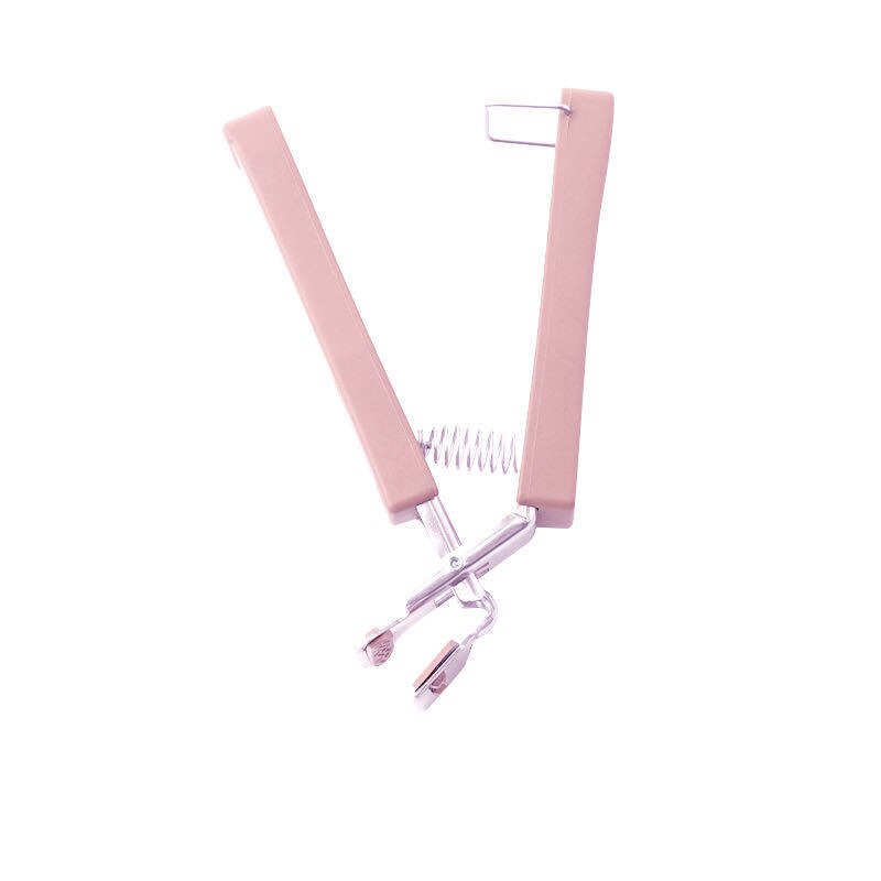 Anti-échaudage pince de cuisine outil plaque pince receveur bol pince ménage vapeur pince support de plaque anti-dérapant vapeur: Pink Bowl Clip