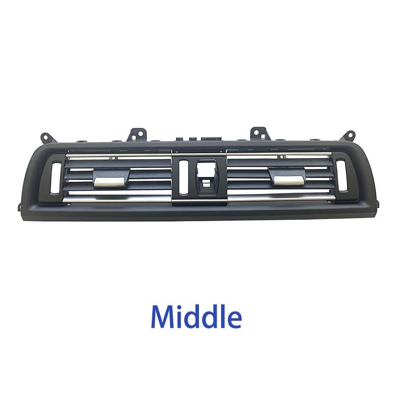 Lhd främre instrumentpanel mitt friskluft ac utloppsgrillskydd för bmw 6- serie  f06 f12 630 635 640 645 650: Mitten