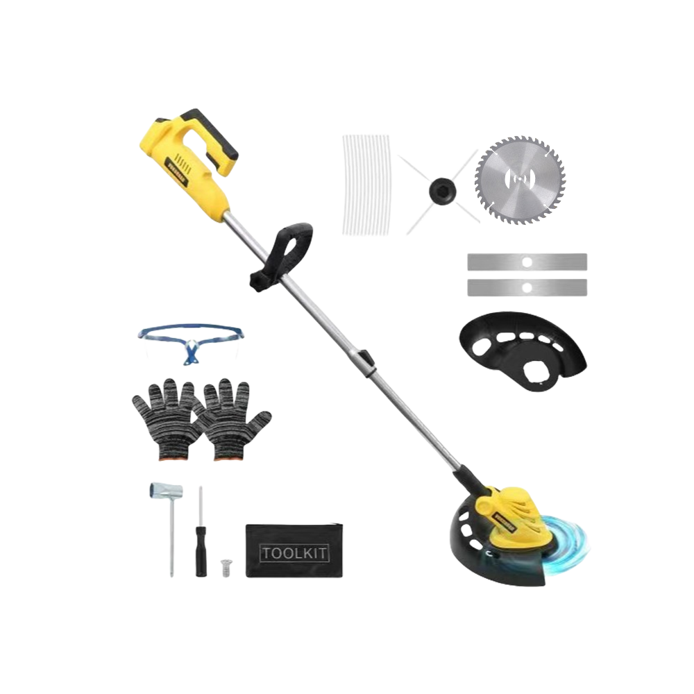 Apto para dewalt 20v motor elétrico sem escova cortador sem fio capinador doméstico recarregável para jardim gramado aparar ferramentas de poda