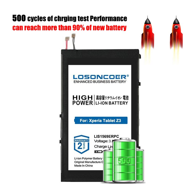 LIS1569ERPC Replacement Battery - 6100mAh - for Sony Xperia Tablet Z3 Compact SGP611 SGP612 SGP621