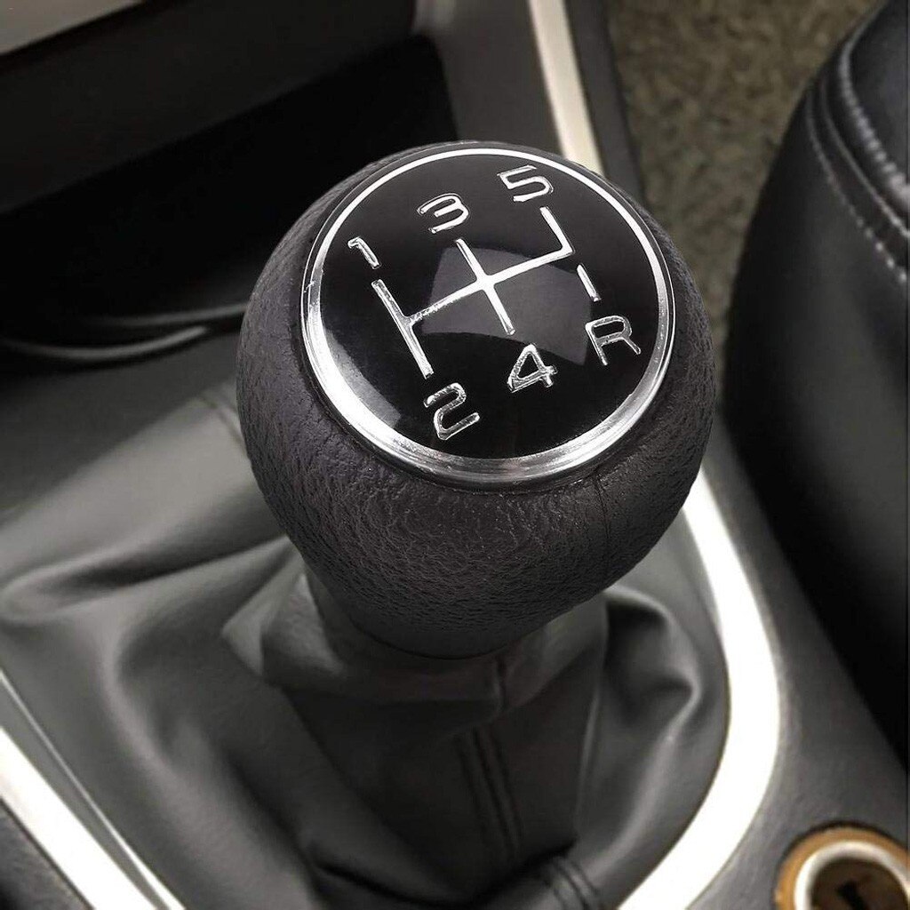 Pommeau de levier de vitesse en cuir 5 vitesses, à levier de vitesse vitesses, pour citroën C1 C3 C4 et PEUGEOT 205 206 106, # BL2
