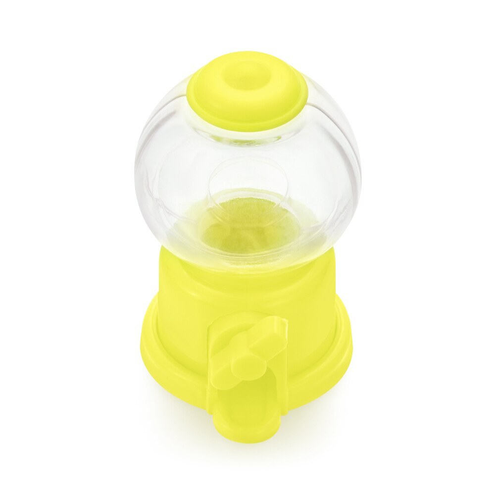 1PC False Eyelashes Packaging Box Small Snail Candy Machine Polygonal Lash Boxes Eyelashes Case Makeup Storage Tool: yellow