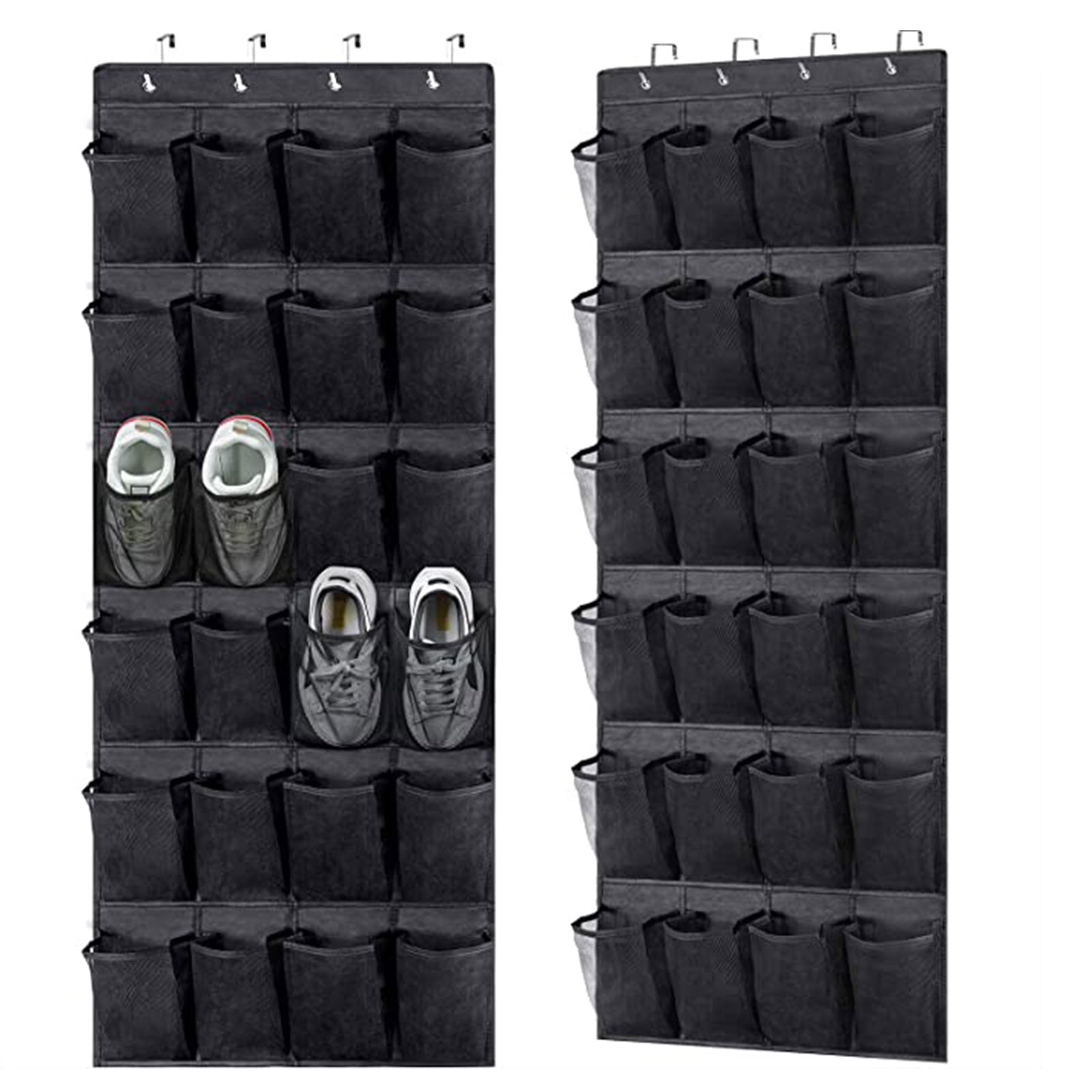 Fast Over the Door Shoe Organizers Hanging Shoe Holder Shoe Storage Rack Organizer For Home Bedroom Pockets Shoes Rack