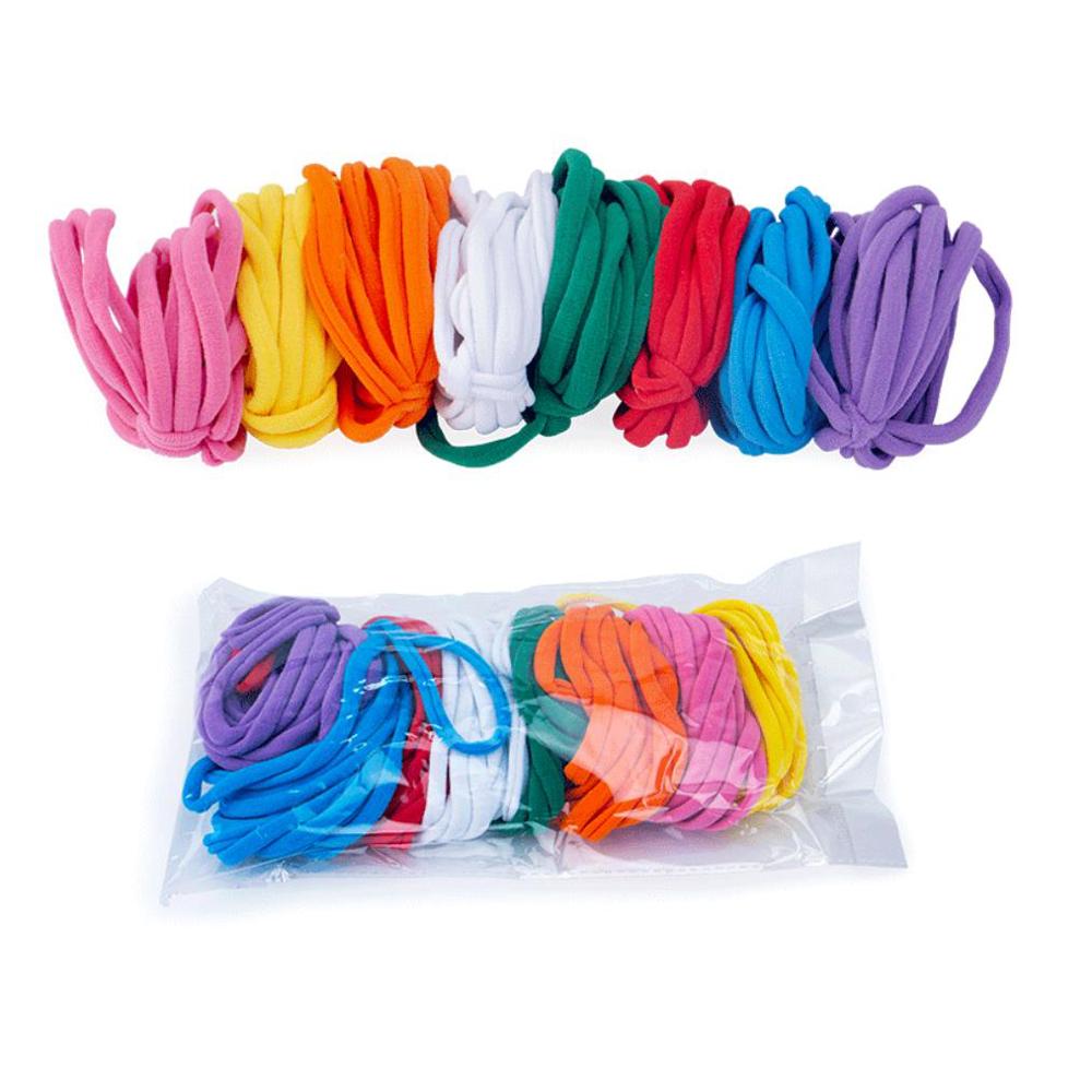 Creatieve Diy Speelgoed Touw Loop Breien Elastische Touw Weefgetouw Speelgoed Handgemaakte Weven Speelgoed Voor Meisje Speelgoed: 8 color
