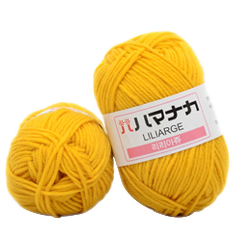 27Colors Warm DIY Milk Cotton Wool Baby Kids Wool For Knitting Children Hand Knitted Soft Knit Blanket Crochet Yarn: B-14