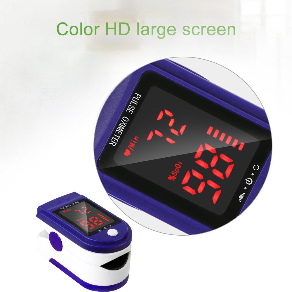 Digital Fingertip Pulse Oximeter OLED Display Blood Oxygen Sensor Measurement Meter for Home Sports De Dedo Oximeter