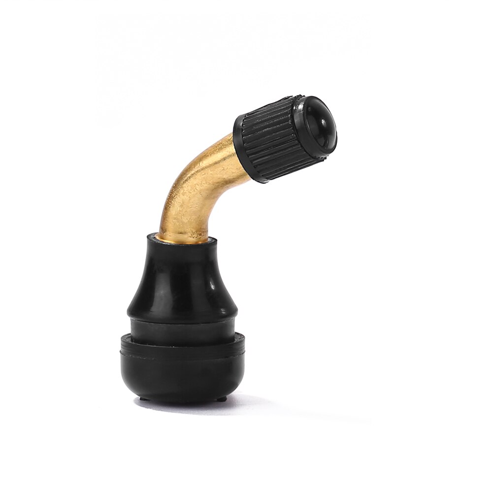 Motorcycle Scooter Tire Valve Stem 90 Degree Copper Motorbike Vacuum Tyre Valve Outdoor Personal Motorcycle Ornaments: PVR60
