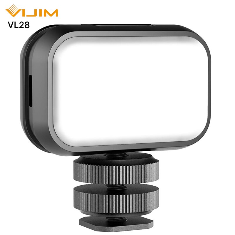 Ulanzi Vijim VL28 6500K Mini Led Video Licht Zacht Licht Invullen Met Diffuser 1.4W 120Lux Type-C lader Draagbare Vlog Licht