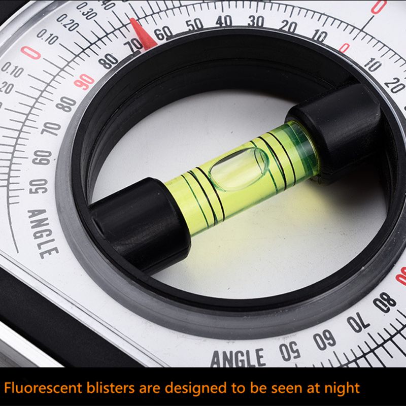 Multifunctionele magnetische hellingmeter, niet-meetinstrument, hellingmeter, universele schuine gradenboog