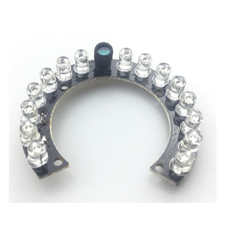90 astetta infrapuna 15 kpl led-valotaulu 5mm infrapuna ir cctv valvontakameroita