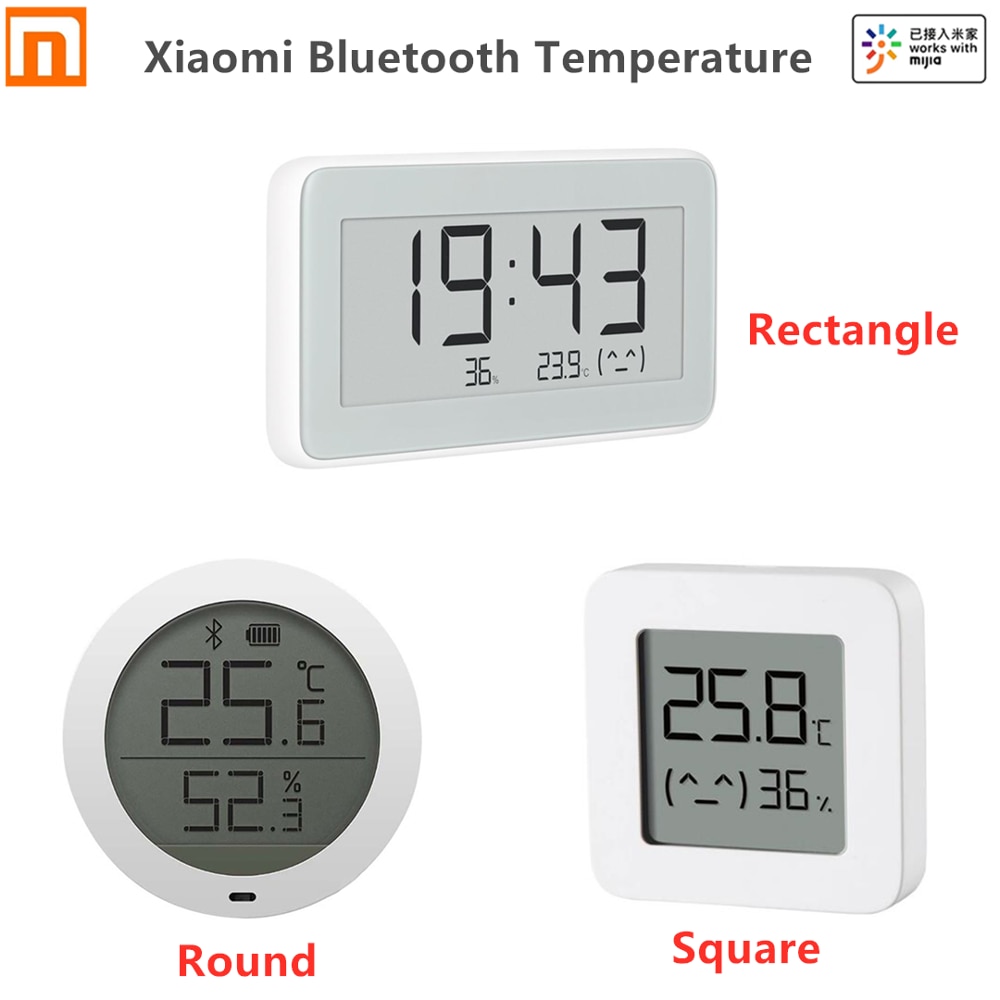 Originele Xiaomi Mijia Bluetooth Temperatuur Vochtigheid Sensor Lcd-scherm Digitale Thermometer Vochtmeter Smart Linkage Mi App