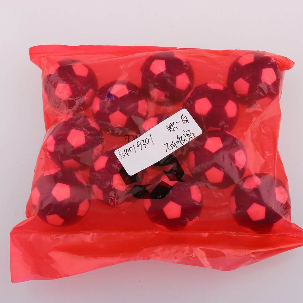12 stycken fotbollsmaskin plasttillbehör bordsfotbollar 36mm