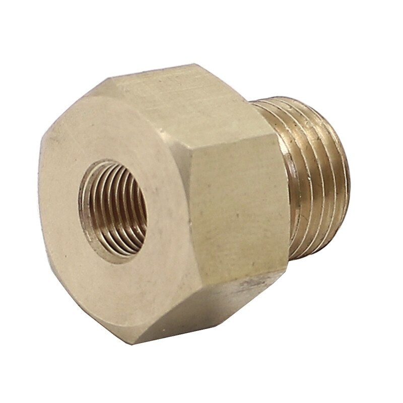Oil Pressure Temperature Gauge Aluminum Sender Adapter Bolt screw nut w/ washer 1/8" NPT to M14x1.5 Male Bolt Nut M14 2267