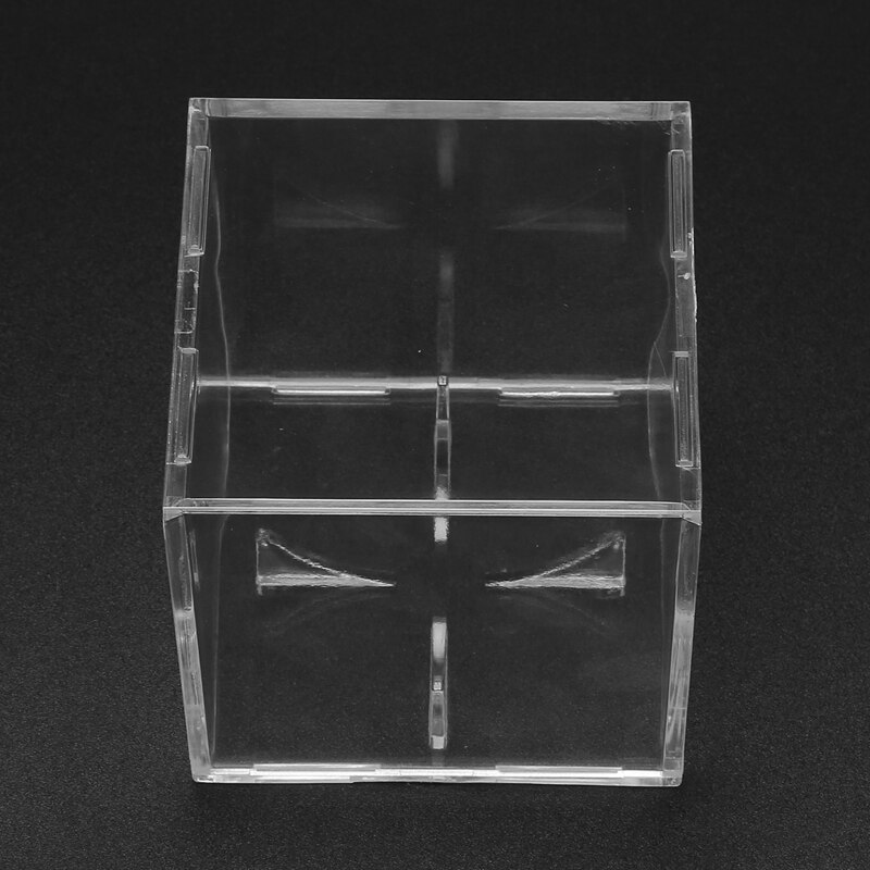 Transparente acrylbox (9 zoll) für baseball-, golf- und tennisbälle, ideal als souvenir-aufbewahrungsbox, uv-schutz und staubdicht.
