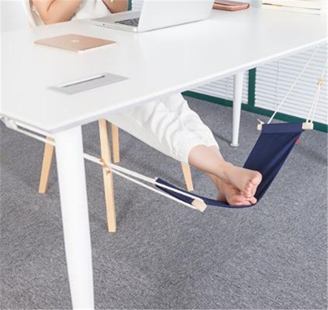 Hvilende fødder værktøj kontor skrivebord blødt studie bærbar ben hvile stol arbejde udendørs fod hængekøje hængende svingpedal hjem