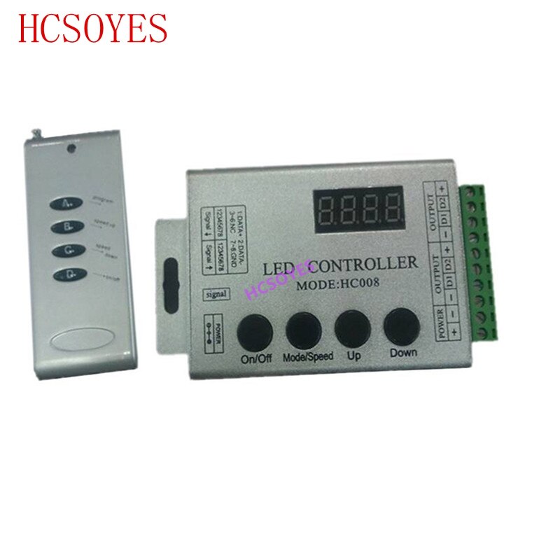 SP110E SP105E SP108E SP106E SP107E 14key 3pin HC008 Music Controller WS2812B Bluetooth SK6812 RGB/RGBW APA102 WS2811 led strip