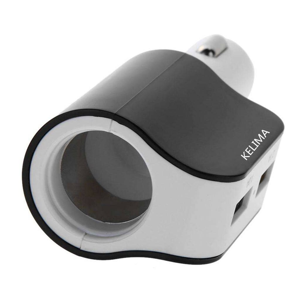 2.1A Dual USB 5V Car Cigarette Lighter Socket Splitter Power Charger