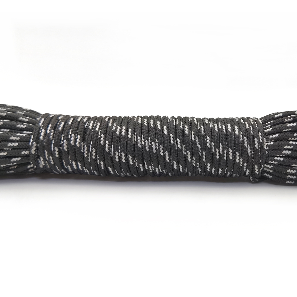 328ft 3mm solidna linka spadochronowa lina Mil Spec typ jeden Strand wspinaczka Camping sprzęt do survivalu Paracord: 1 / 100m