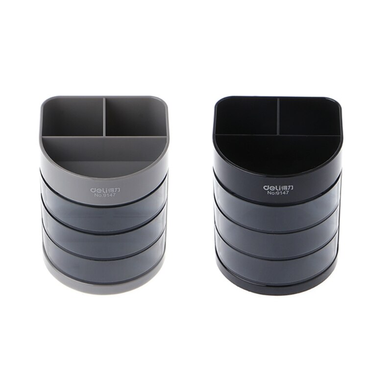 Multifunction Pen Pencil Holder Three Layer Desktop Drawer Organizer Staionery