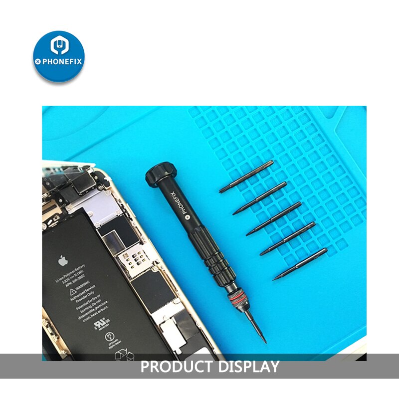 Phonefix 6 in 1 skruetrækker sæt torx præcision bits sæt reparation åben skruetrækker sæt til huawei iphone 6 7 8 x håndværktøj