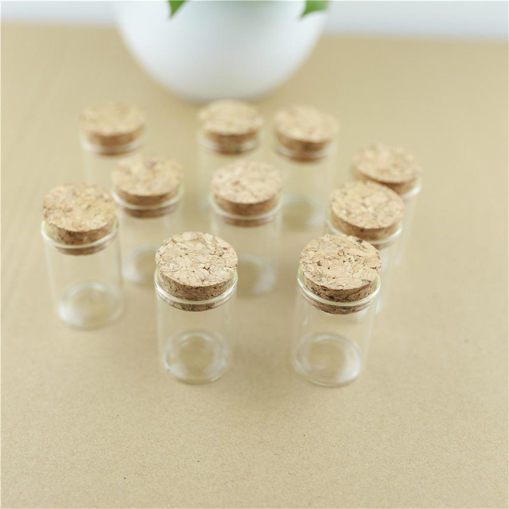 24pcs/lot 30*40mm 15ml Glass Bottle with Cork Test Tube Stopper Spice Bottles Container Jars Vials DIY Craft
