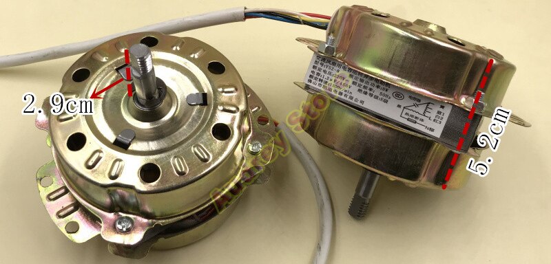 220V 8W General electric fan 5-wire motor