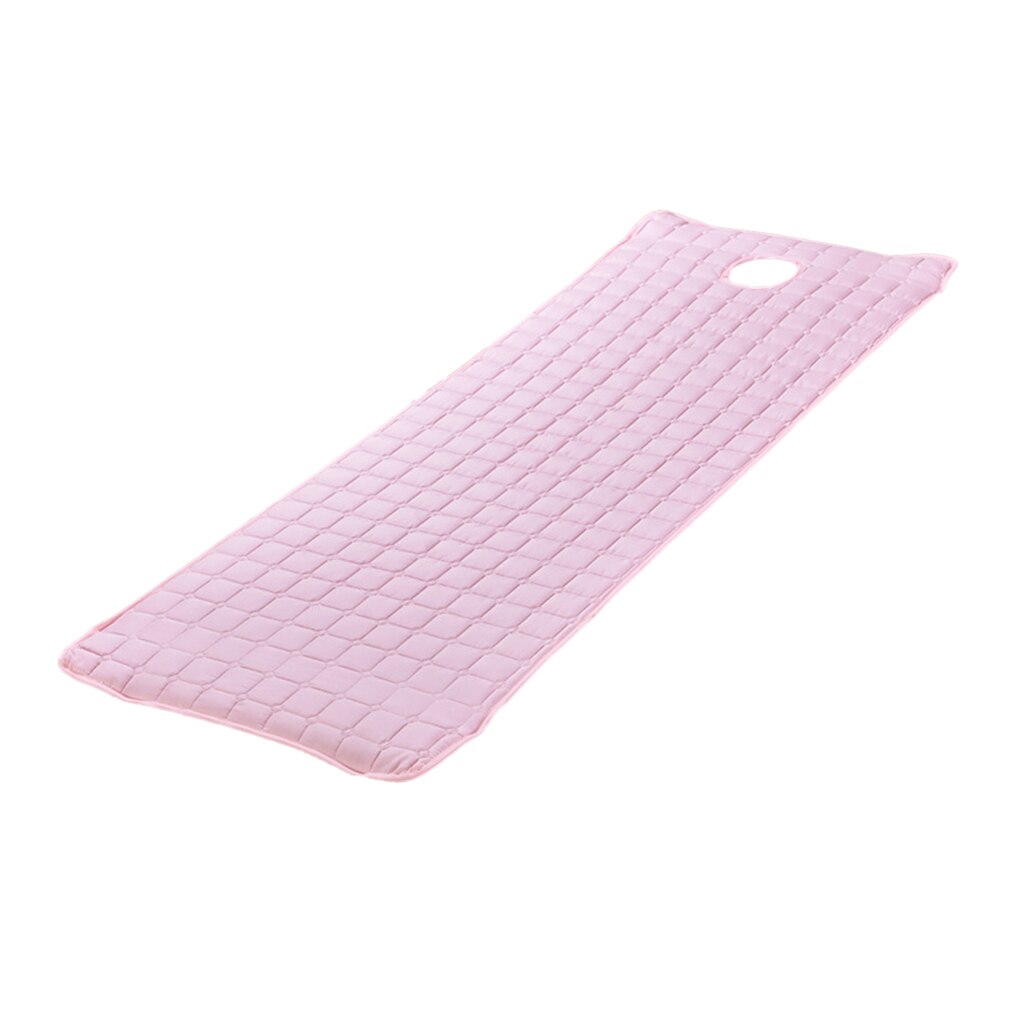 Mjuka sköna spa massage lakan bord täcka madrasser med andningshål: Rosa 185 x 70cm